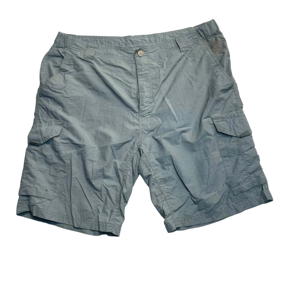 Clearwater Outfitters Men’s XL Gray Nylon Cargo Hiking Fishing Shorts
